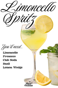 limoncello spritz prosecco cocktails