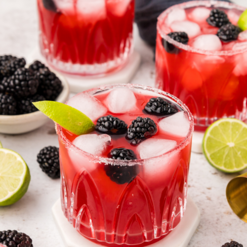 big batch blackberry margarita