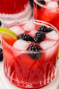 blackberry margarita cocktails