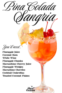 how to make pina colada sangria