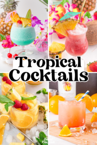 tropical cocktails