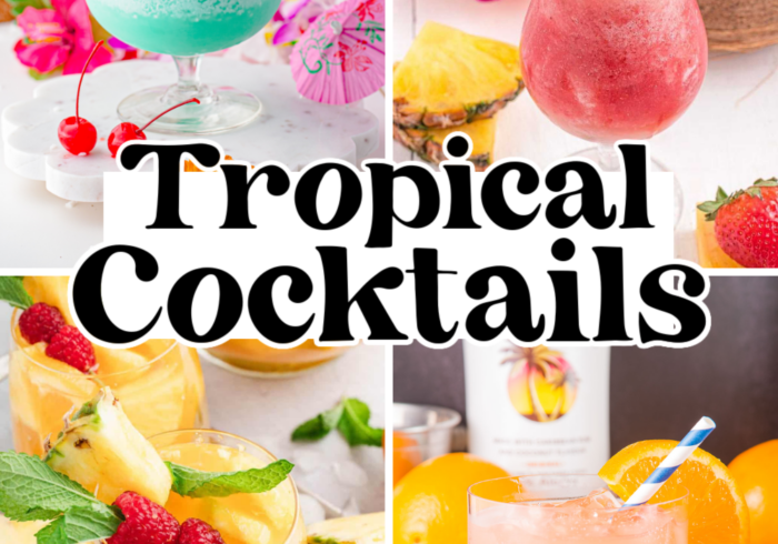 tropical cocktails