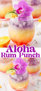 aloha rum punch cocktail