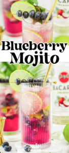 best easy blueberry mojito