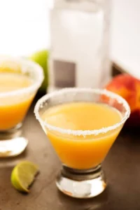 fancy peach margarita