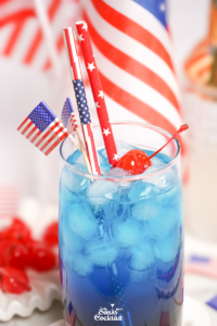 4th of July Cocktail blue curacao