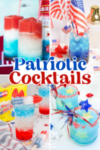 red white and blue cocktails