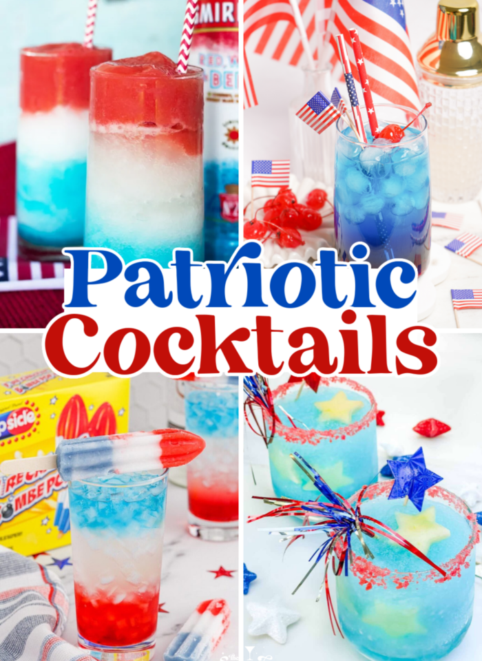 red white and blue cocktails