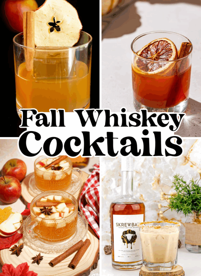 fall whiskey cocktails