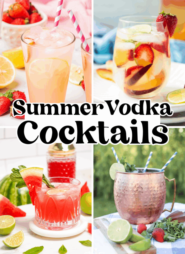 summer vodka cocktails