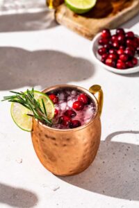 cranberry mule drink