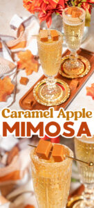 easy caramel apple mimosa fall