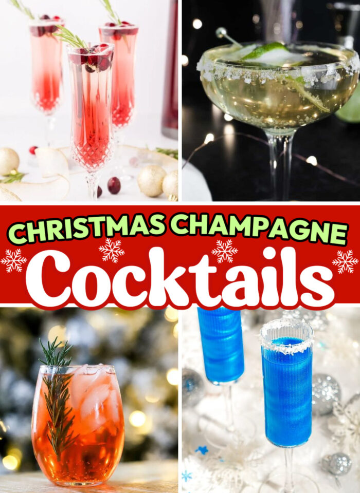 christmas champagne cocktail recipes