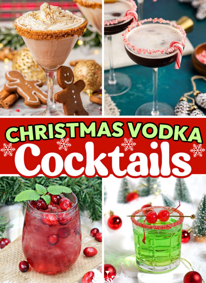 christmas vodka cocktails